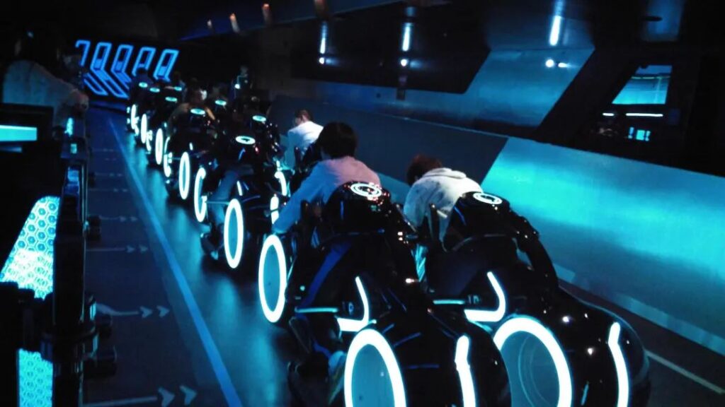 Shanghai Disneyland TRON Lightcycle Power Run