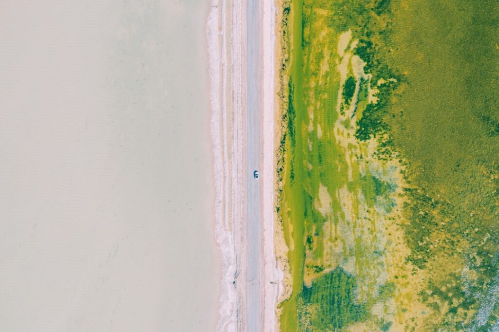 East Taijinar Lake and West Taijinar Lake