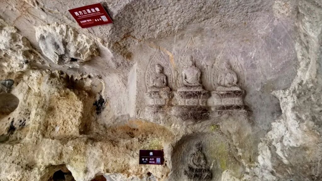 Ancient Stone Cave Art Feilai Peak Hangzhou