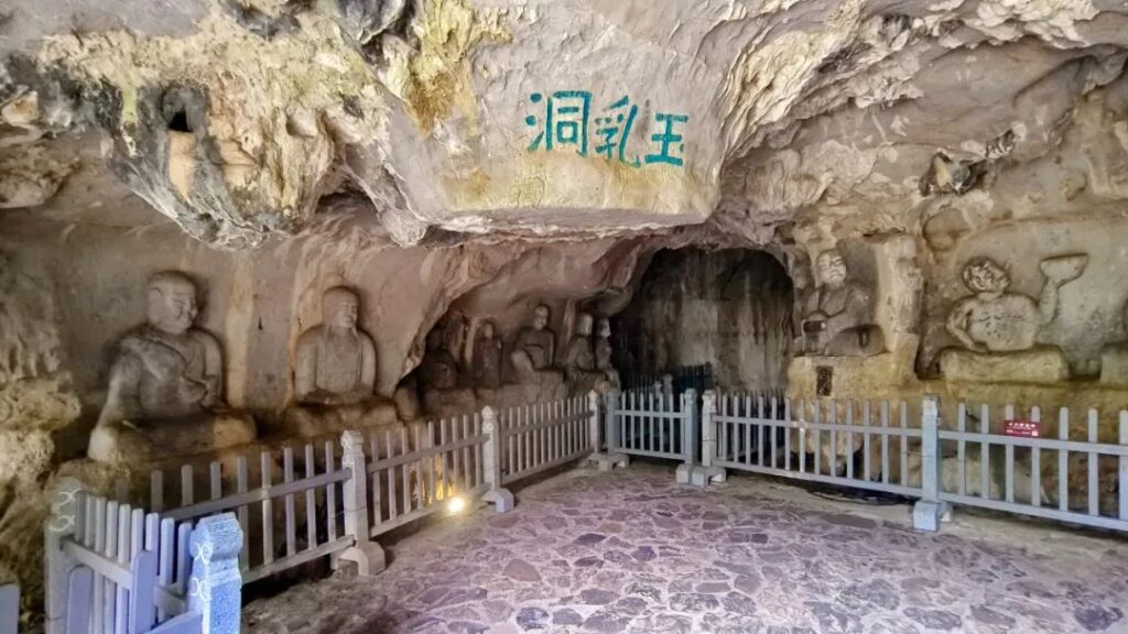 Ancient Stone Cave Art Feilai Peak Hangzhou