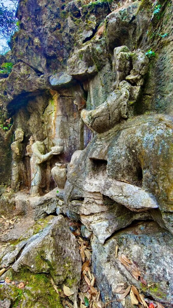 Ancient Stone Cave Art Feilai Peak Hangzhou