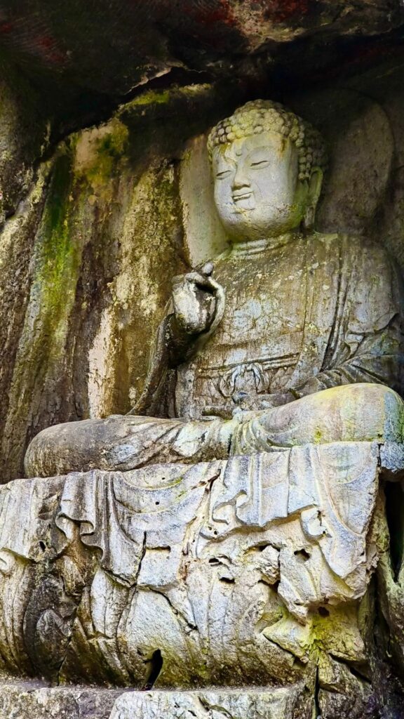 Ancient Stone Cave Art Feilai Peak Hangzhou