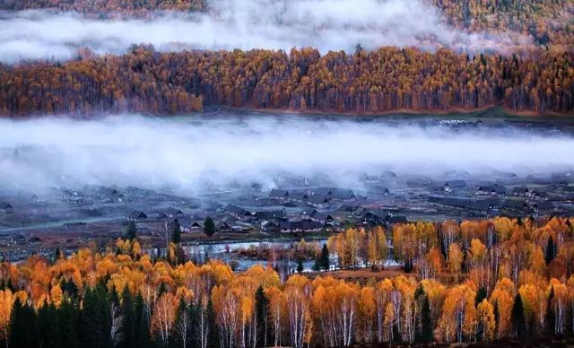 Tuwa Village Xinjiang China Autumn Paradise