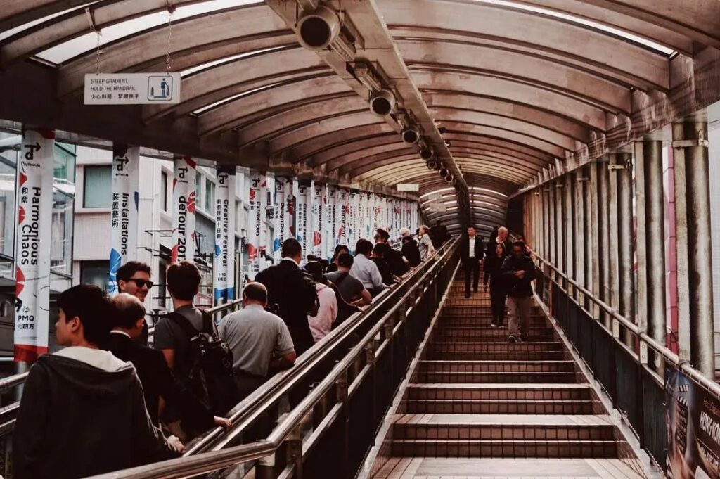 Hong Kong Central Citywalk Mid-Levels Escalator