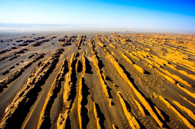 White Dragon Mound Yardang Landscape