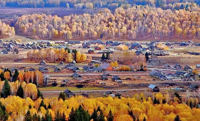 Tuwa Village Xinjiang China Autumn Paradise