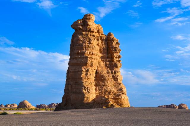 White Dragon Mound Yardang Landscape