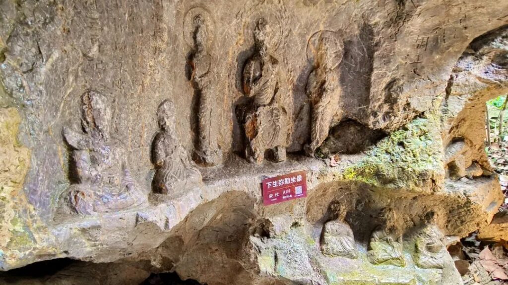 Ancient Stone Cave Art Feilai Peak Hangzhou