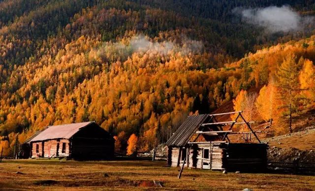 Tuwa Village Xinjiang China Autumn Paradise