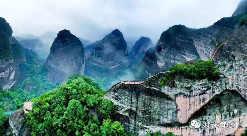 Zijing Bajiaozhai Danxia Landform